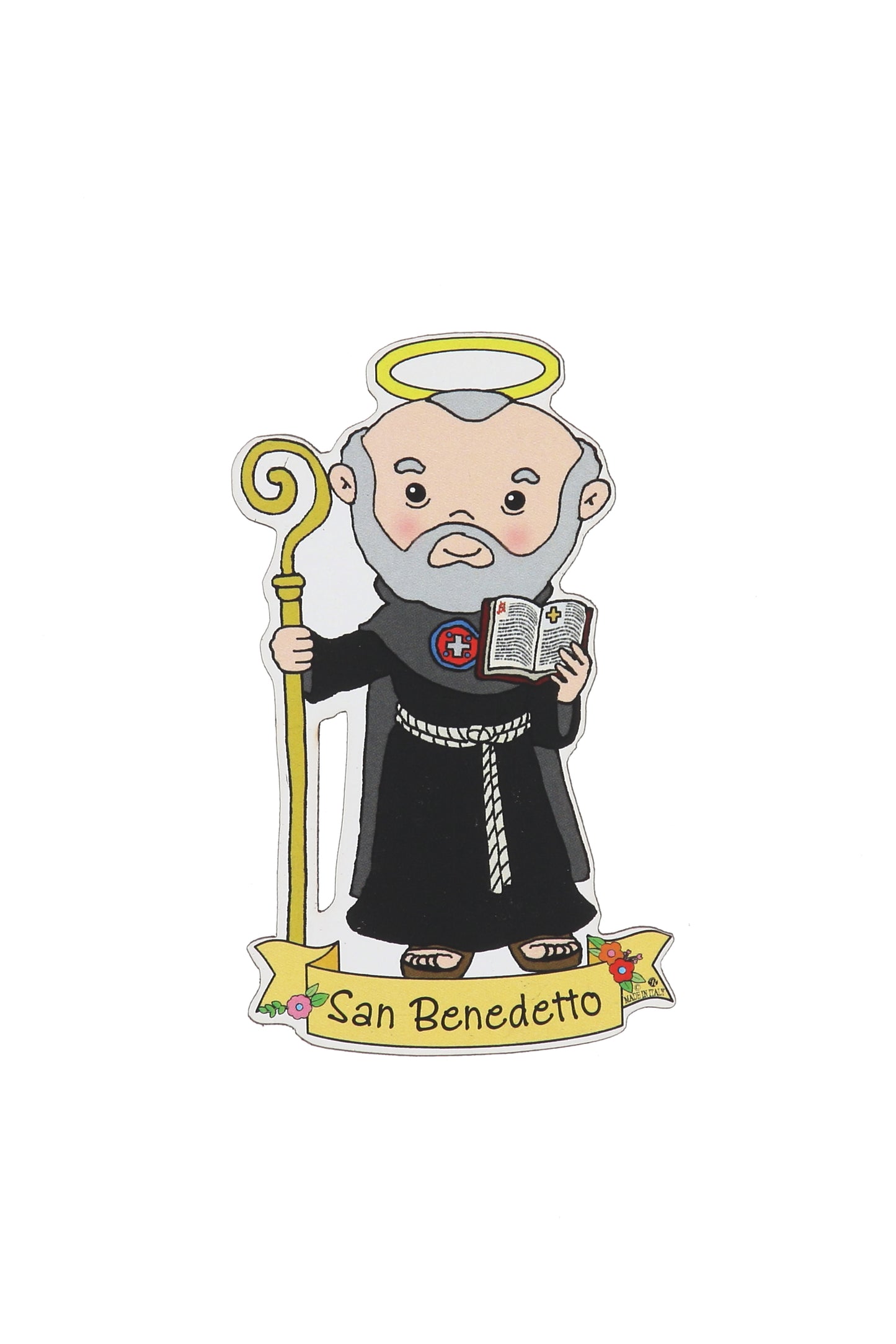 Calamita sagomata dei Santi. Soggetti assortiti. Dimensioni: 9x5 cm