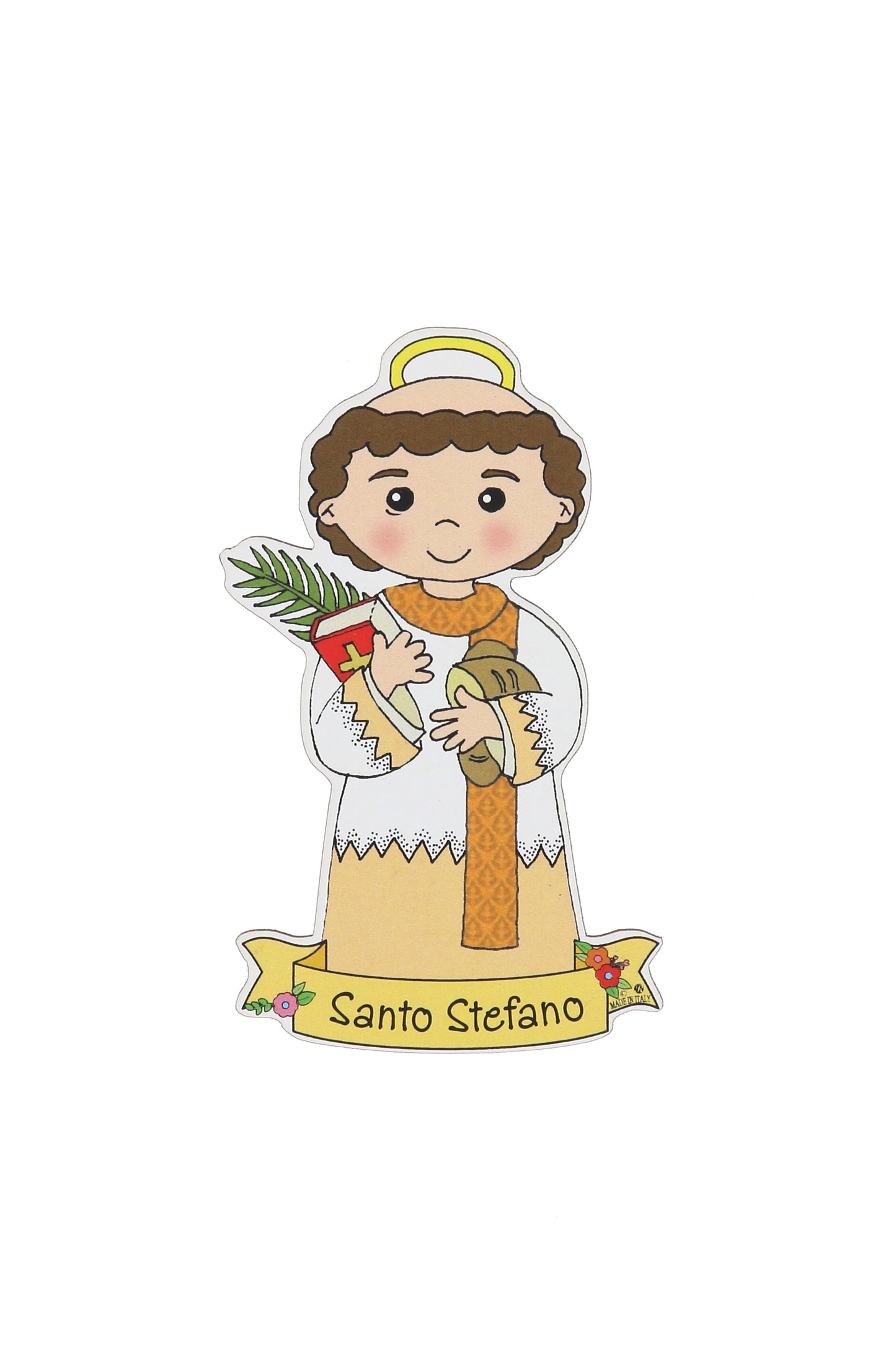 Calamita sagomata dei Santi. Soggetti assortiti. Dimensioni: 9x5 cm