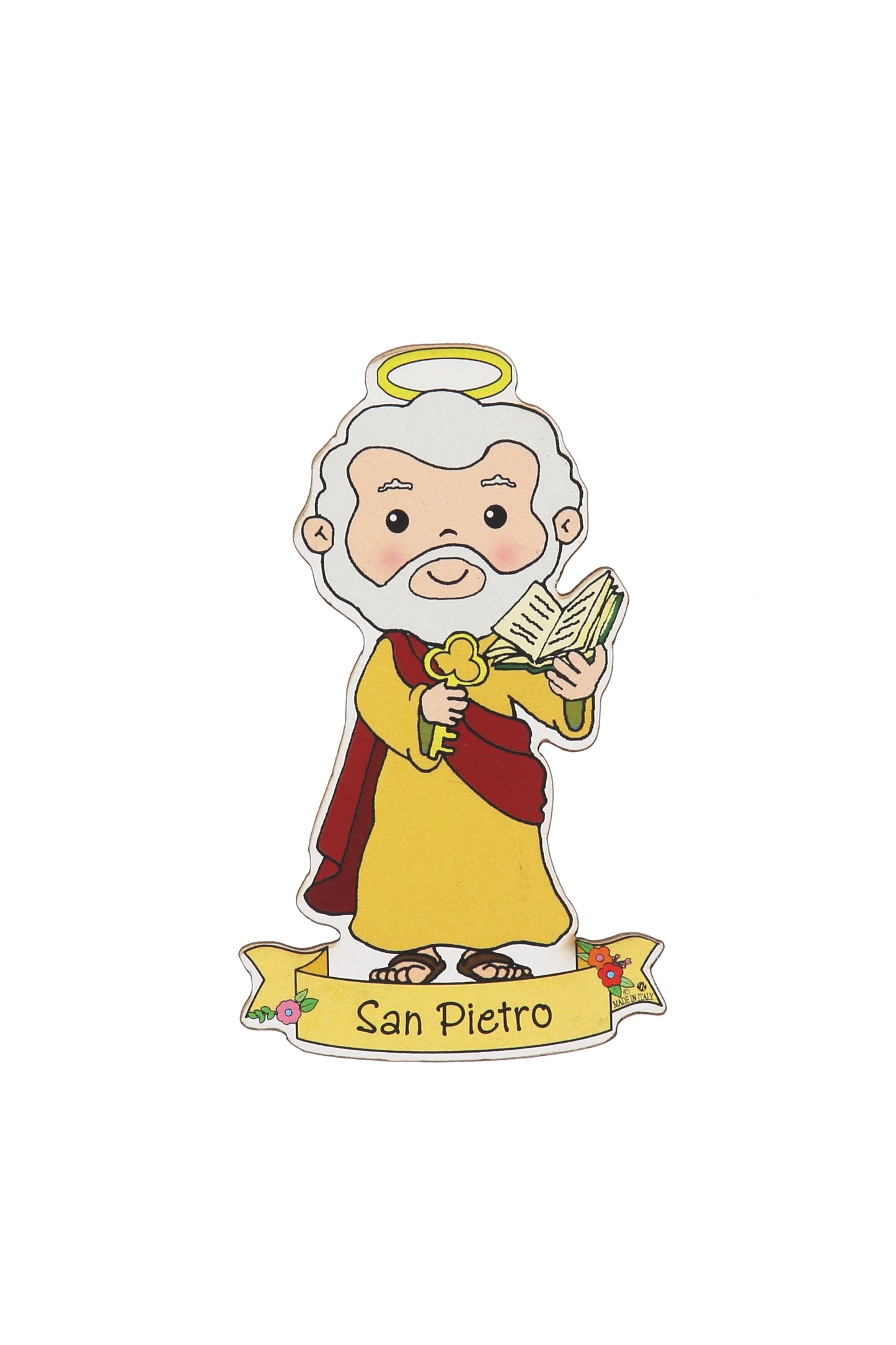 Calamita sagomata dei Santi. Soggetti assortiti. Dimensioni: 9x5 cm