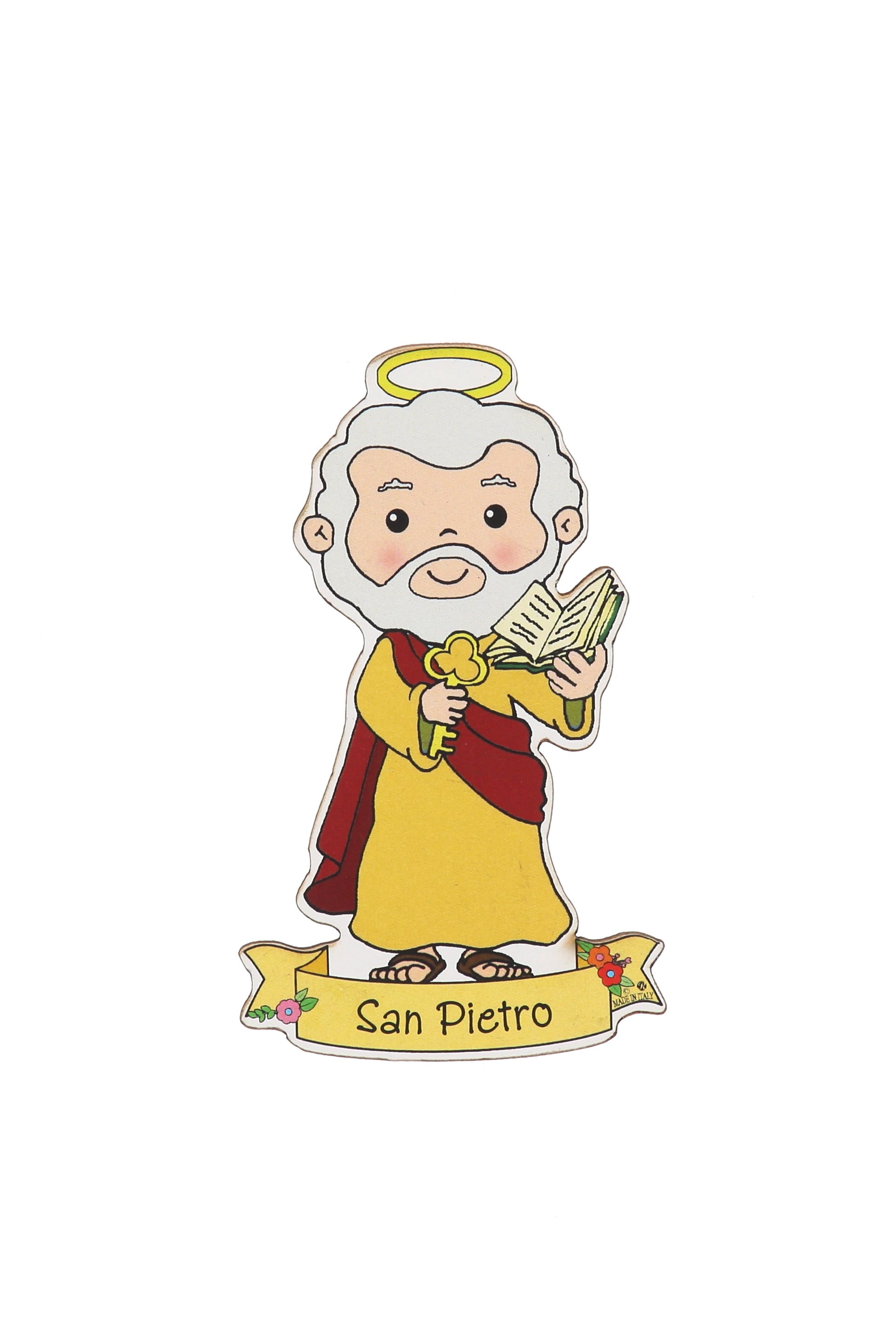 Calamita sagomata dei Santi. Soggetti assortiti. Dimensioni: 9x5 cm