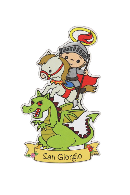 Calamita sagomata dei Santi. Soggetti assortiti. Dimensioni: 9x5 cm