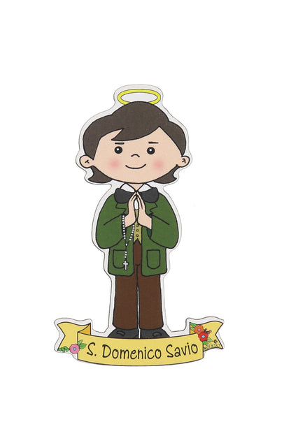 Calamita sagomata dei Santi. Soggetti assortiti. Dimensioni: 9x5 cm