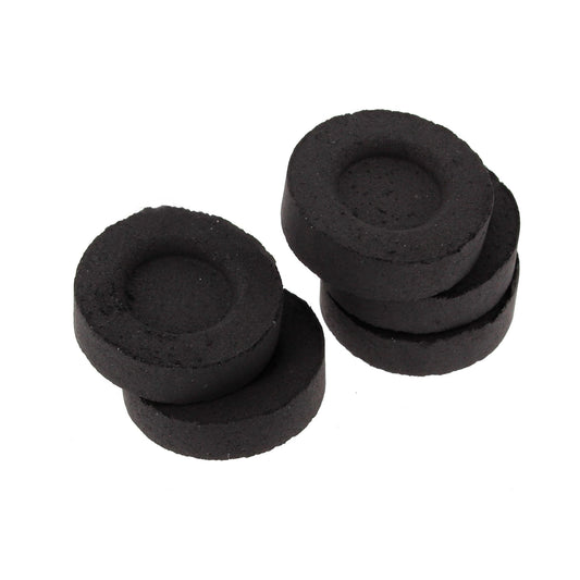 Carboni confezione da 5 pezzi, carboncini per incenso. Dimensione 33 mm. Durata 55 minuti