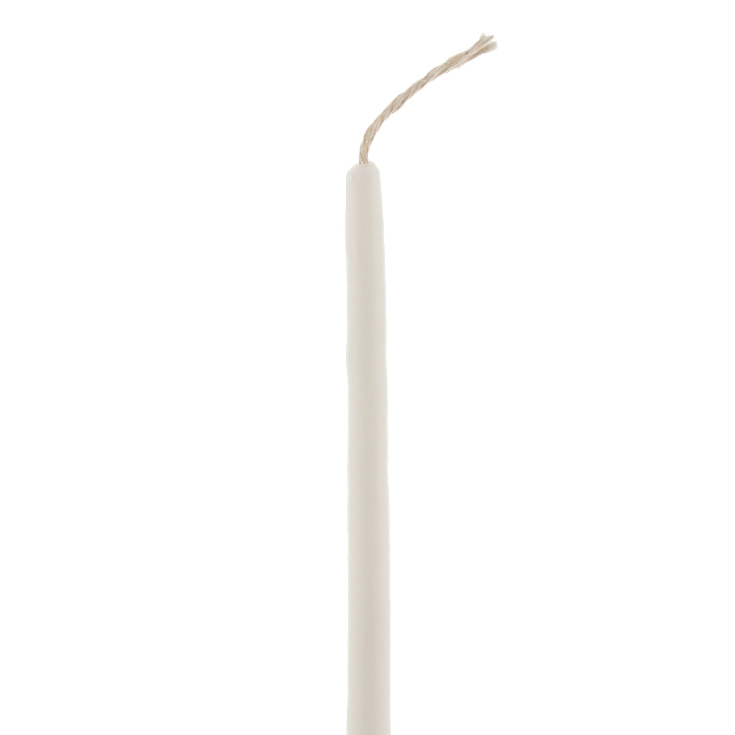 Astuccio 100 candelini non gocciolanti per Candelora e celebrazioni. H. 40 cm
