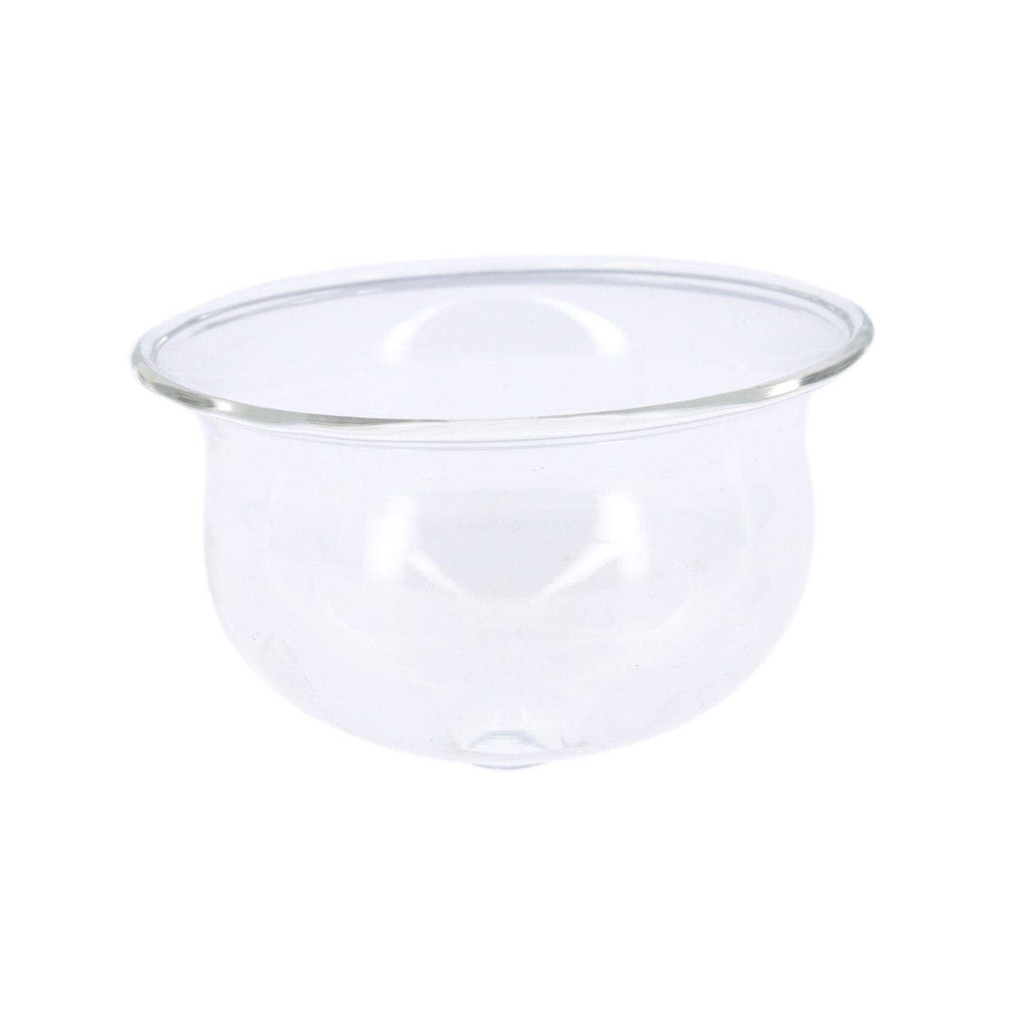 Luminello in vetro da appoggio per portavetro Santissimo. Diametro 8 cm