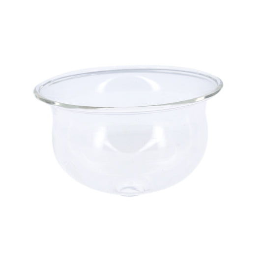 Luminello in vetro da appoggio per portavetro Santissimo. Diametro 8 cm