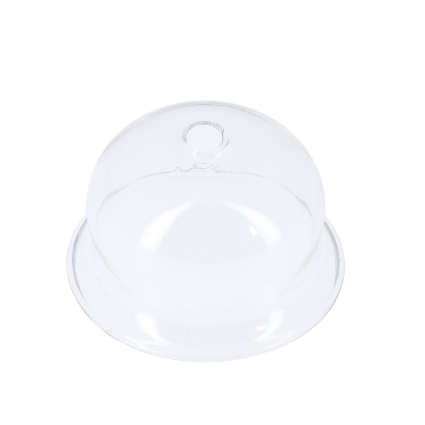 Luminello in vetro da appoggio per portavetro Santissimo. Diametro 8 cm