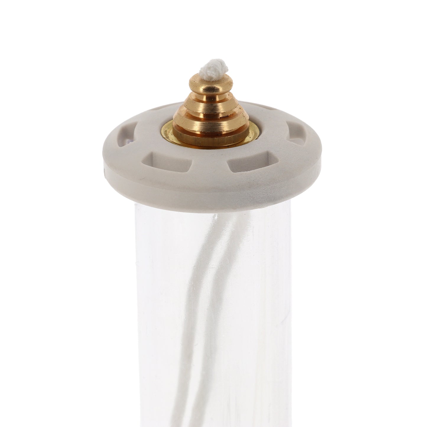 Ricambio cartuccia in plastica per candele a cera liquida di diametro 4 cm