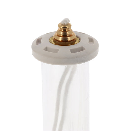 Ricambio cartuccia in plastica per candele a cera liquida di diametro 4 cm