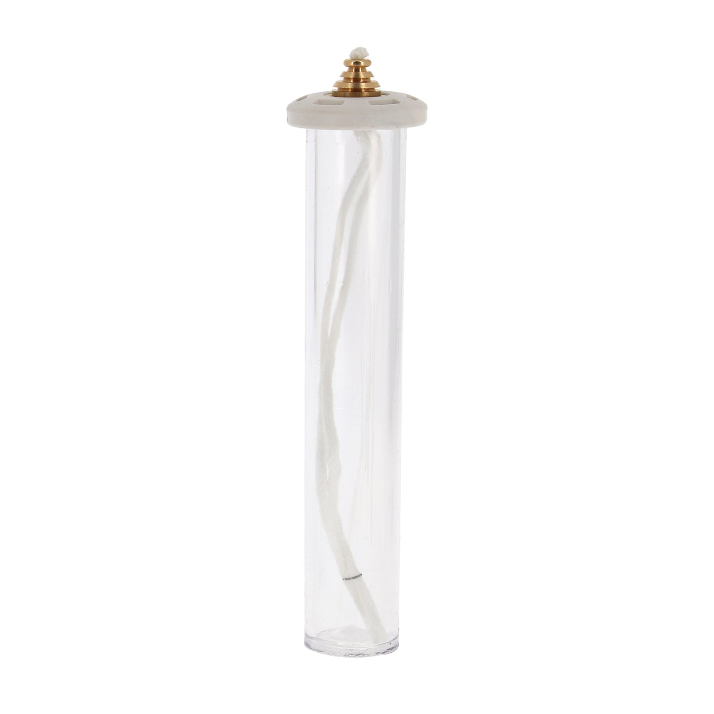 Ricambio cartuccia in plastica per candele a cera liquida di diametro 4 cm