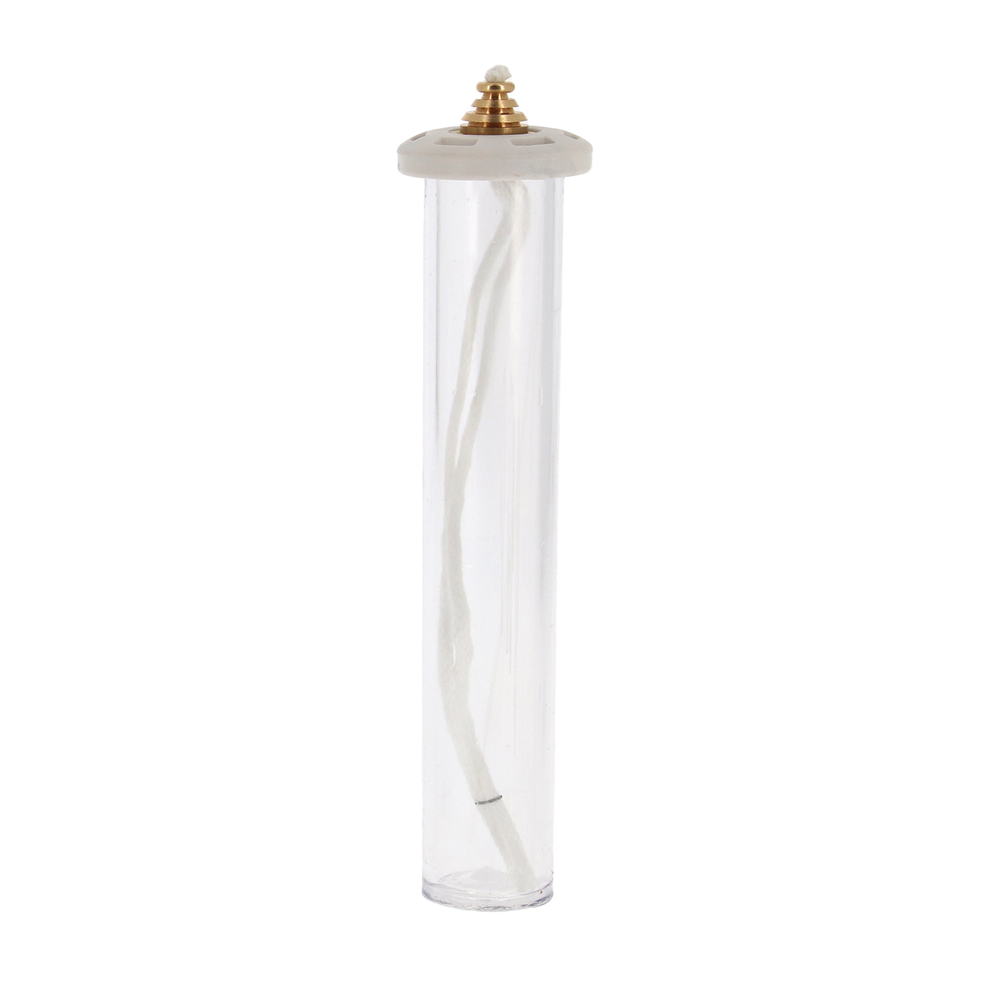 Ricambio cartuccia in plastica per candele a cera liquida di diametro 4 cm