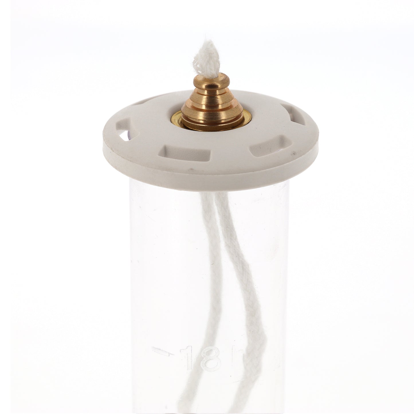 Ricambio cartuccia in plastica per candele a cera liquida di diametro 5 e 6 cm