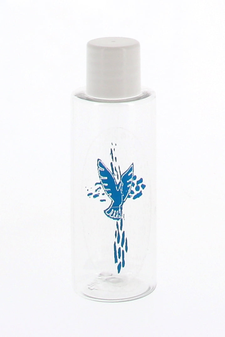 Bottiglietta in plastica per acqua santa. Capienza 50 ml