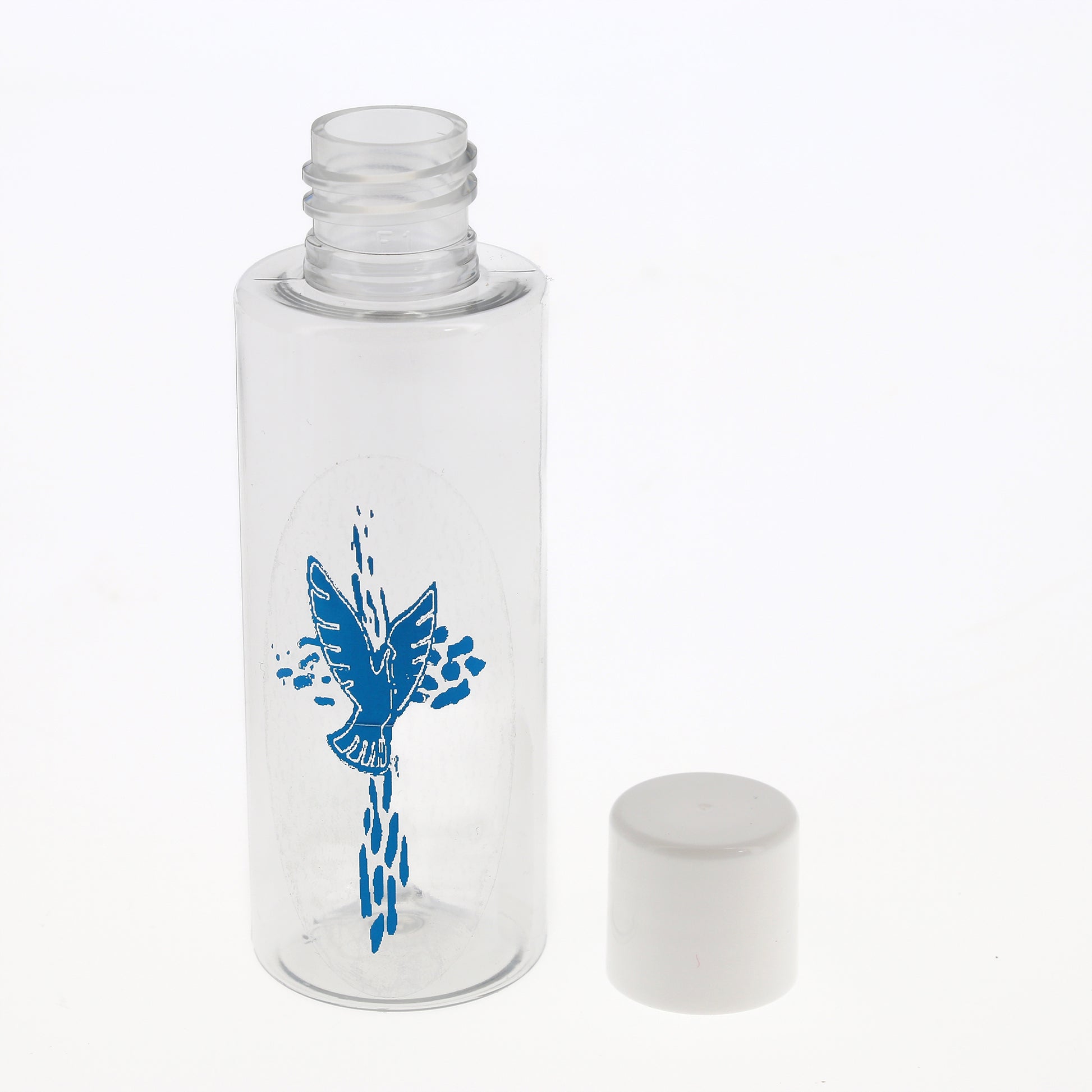 Bottiglietta in plastica per acqua santa. Capienza 50 ml