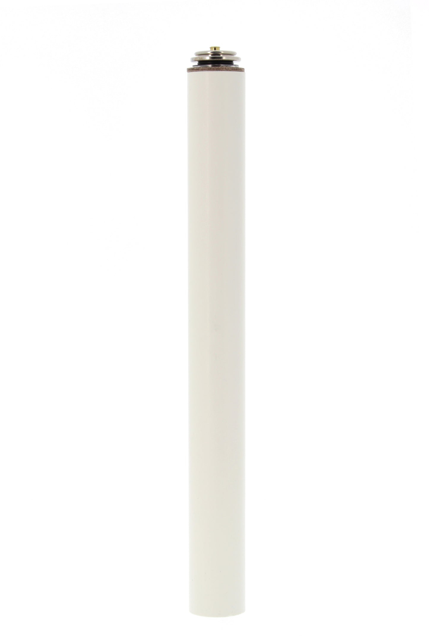 Candela a cera liquida con cartuccia diametro 3,2 cm e altezza 30 cm.