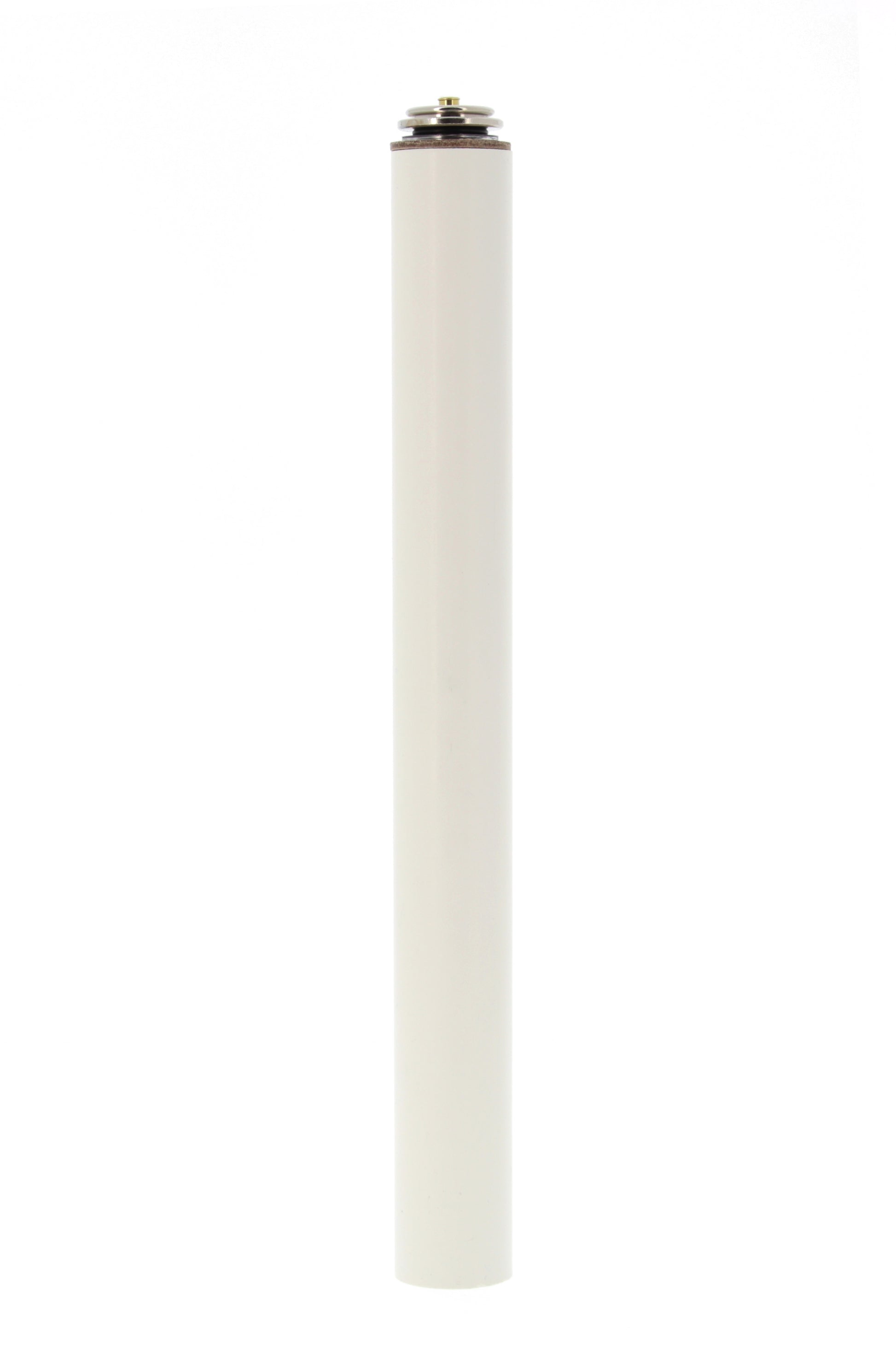 Candela a cera liquida con cartuccia diametro 3,2 cm e altezza 30 cm.