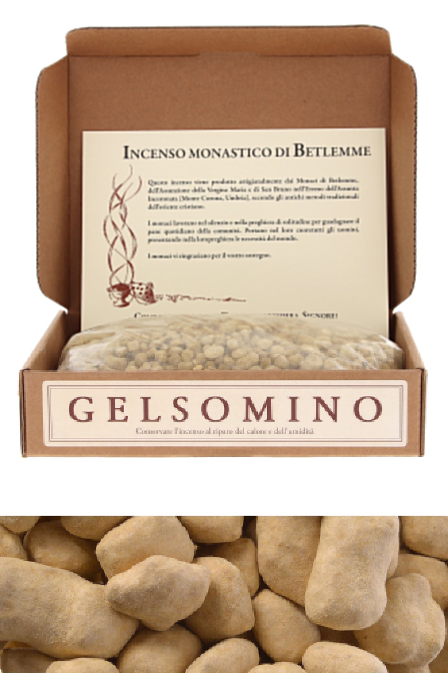 Incenso dei Monaci di Betlemme confezione da 450gr
