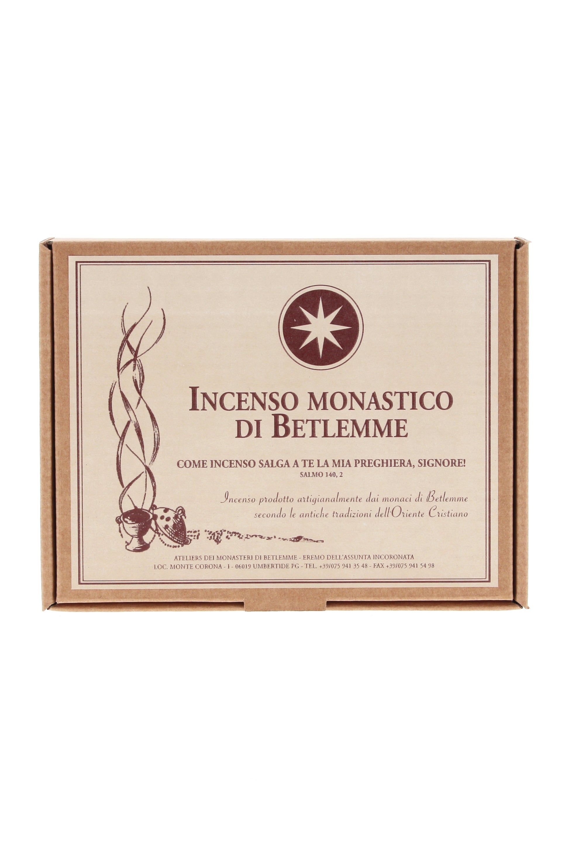 Incenso dei Monaci di Betlemme. Confezione da 225gr