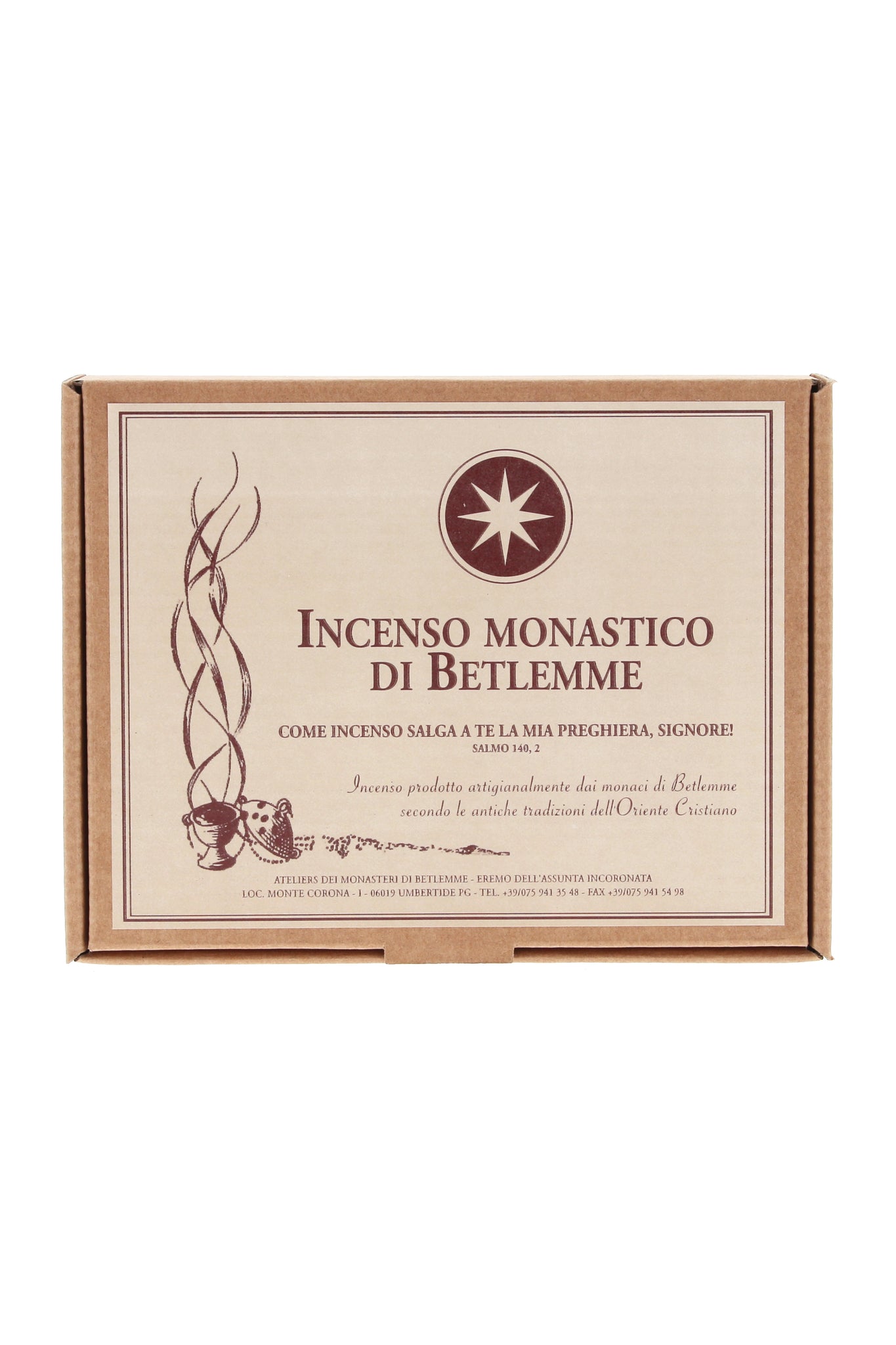 Incenso dei Monaci di Betlemme. Confezione da 225gr