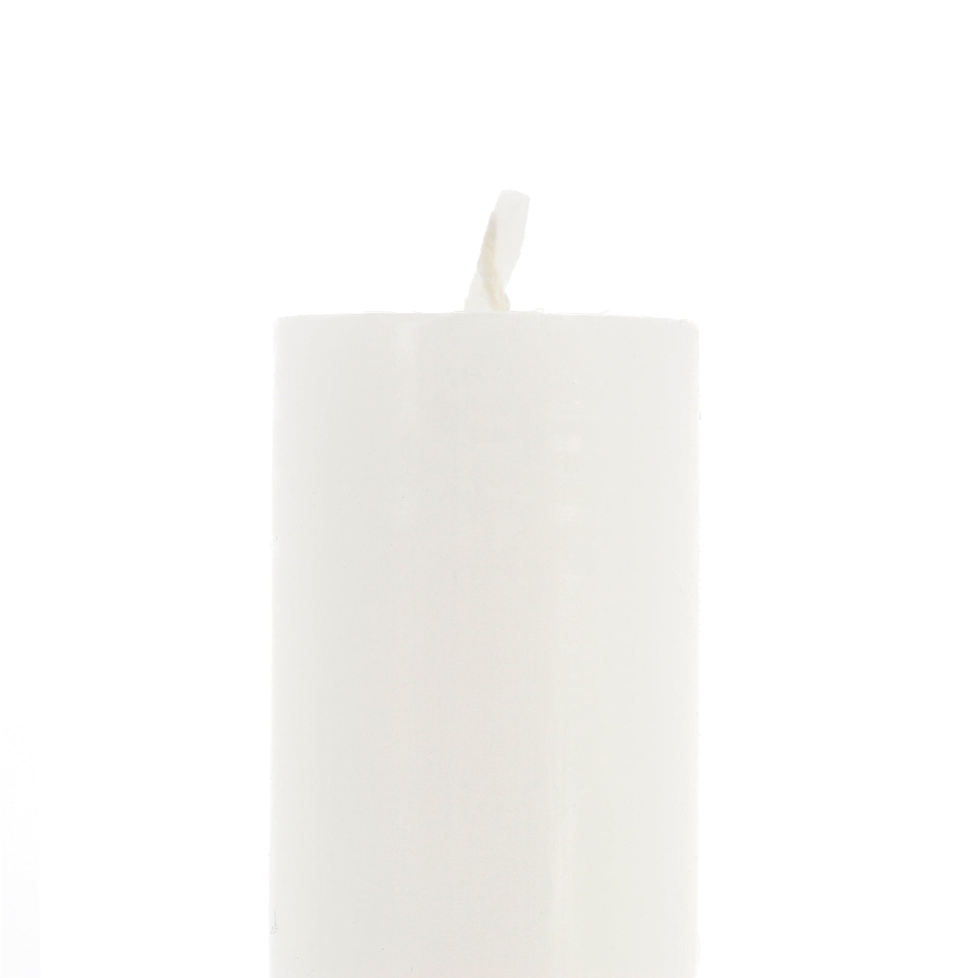 Candela cero per Liturgia, Avvento e Quaresima in cera bianca. Dimensioni 4x25