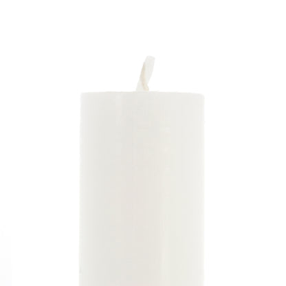 Candela cero per Liturgia, Avvento e Quaresima in cera bianca. Dimensioni 4x25