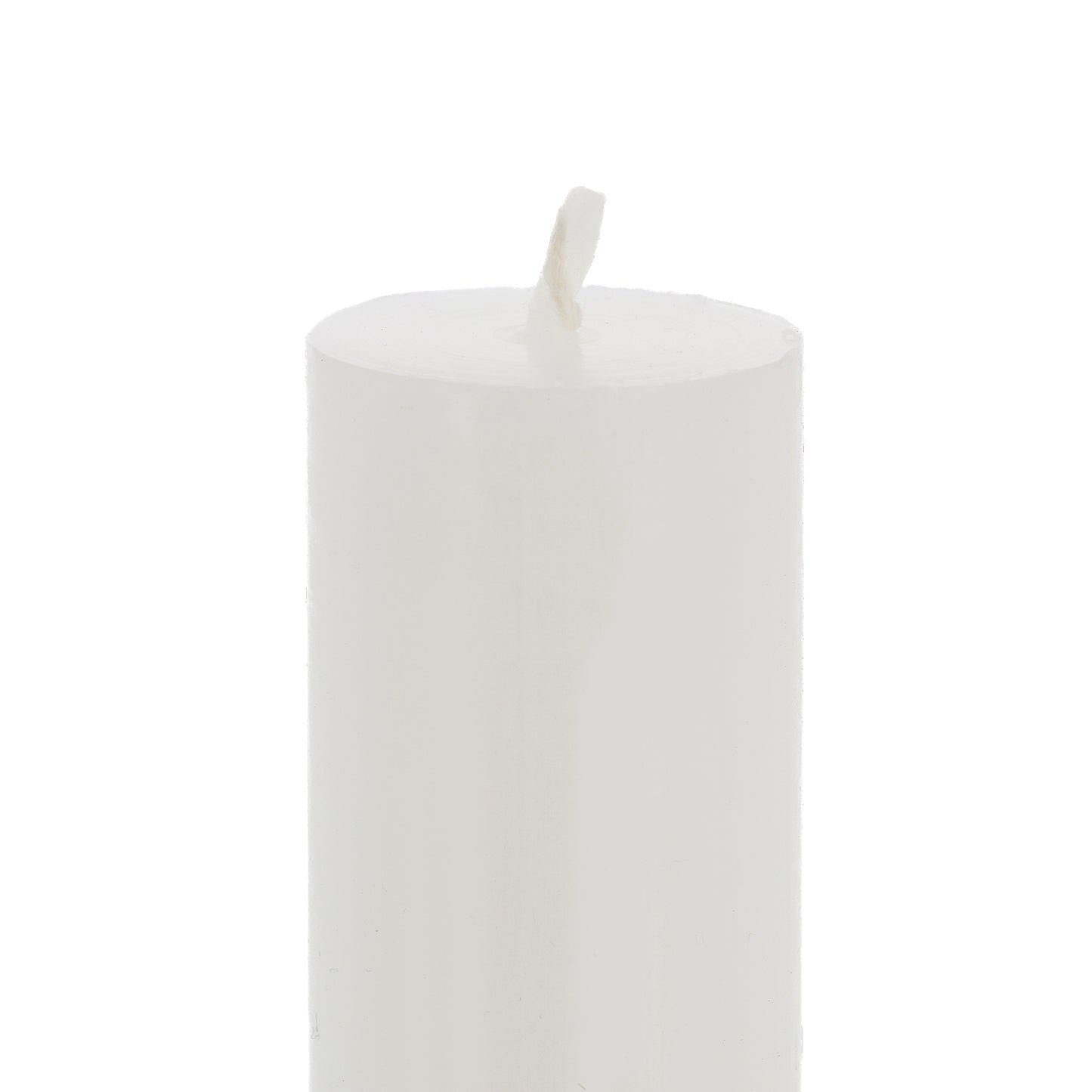 Candela cero per Liturgia, Avvento e Quaresima in cera bianca. Dimensioni 4x25