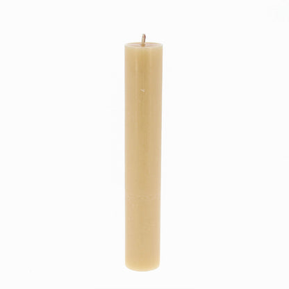 Candela cero per Liturgia, Avvento e Quaresima in cera d'api. Dimensioni 4x25 cm