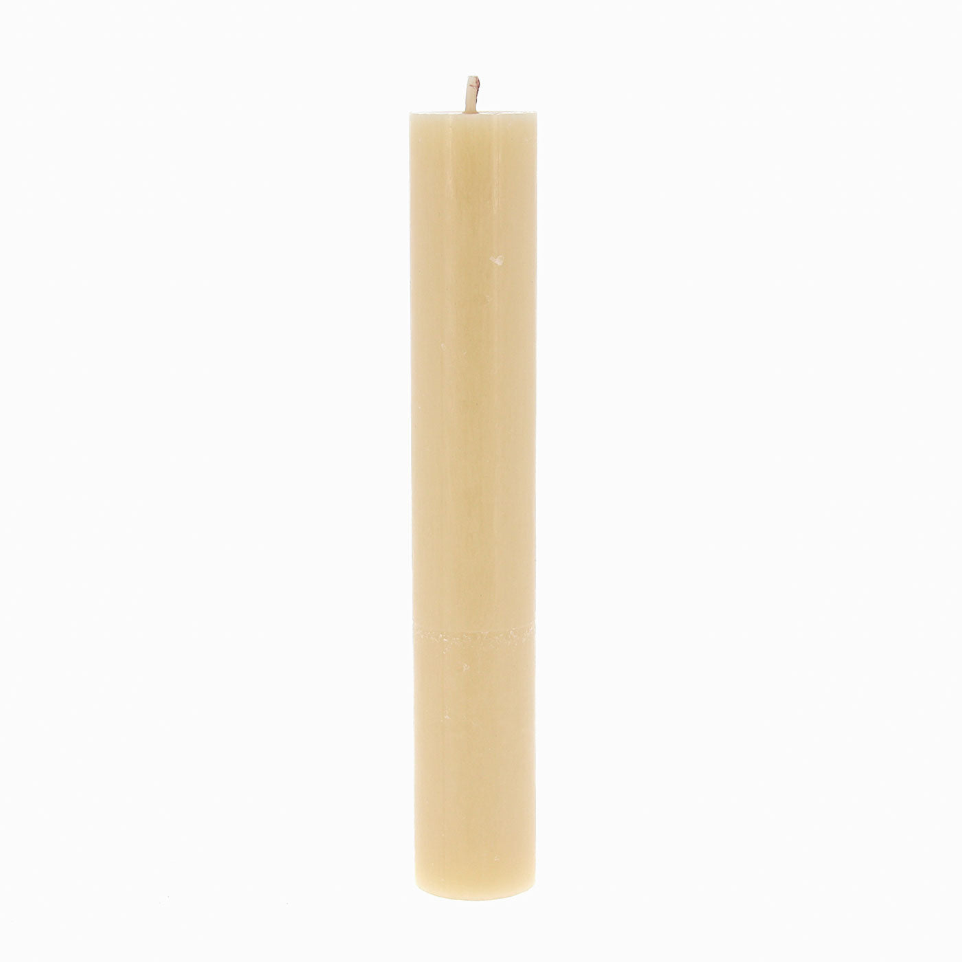 Candela cero per Liturgia, Avvento e Quaresima in cera d'api. Dimensioni 4x25 cm