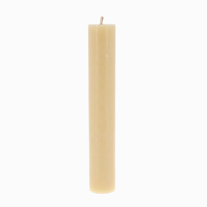 Candela cero per Liturgia, Avvento e Quaresima in cera d'api. Dimensioni 4x25 cm