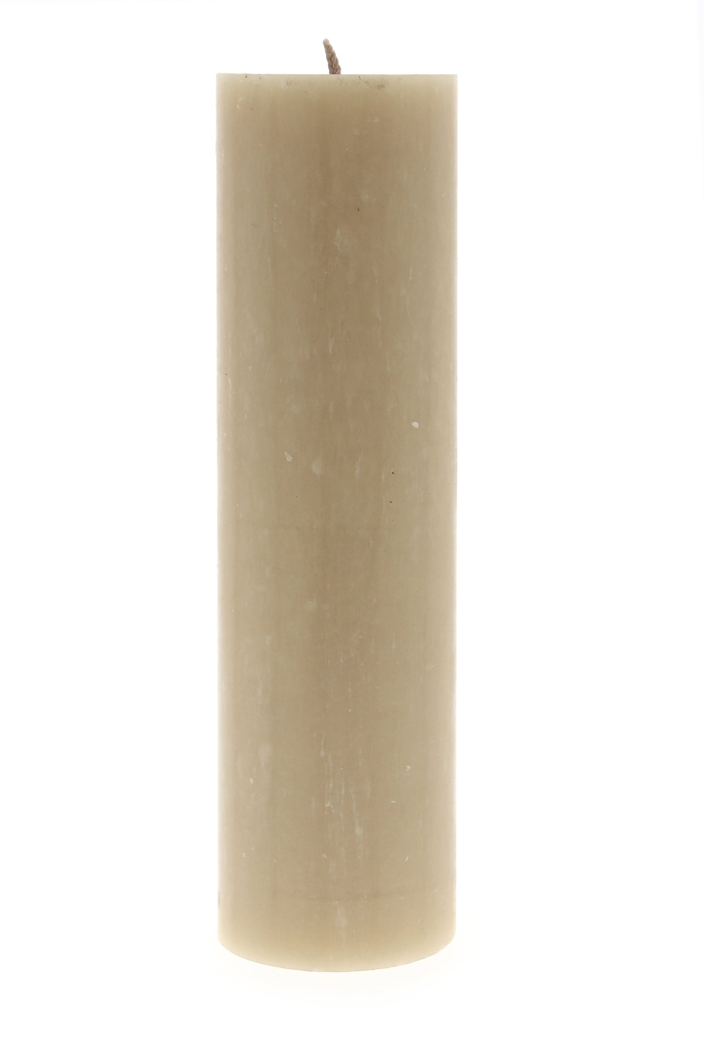 Candela Cero per Liturgia, Avvento e Quaresima in cera d'api. Dimensioni 8x30 cm
