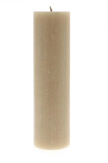 Candela Cero per Liturgia, Avvento e Quaresima in cera d'api. Dimensioni 8x30 cm