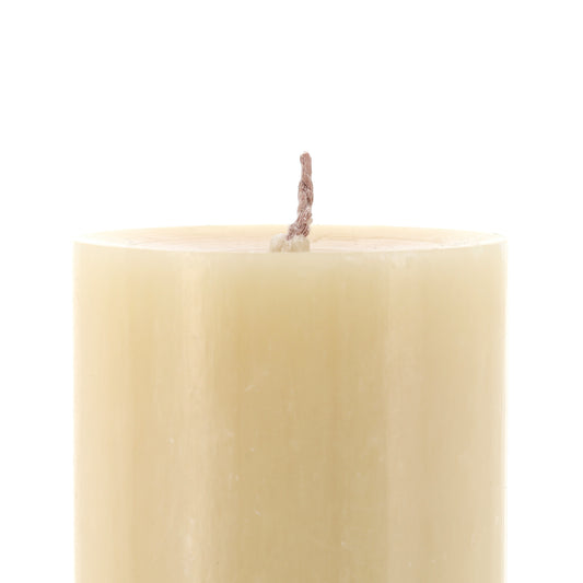 Candela Cero per Liturgia, Avvento e Quaresima in cera d'api. Dimensioni 8x30 cm