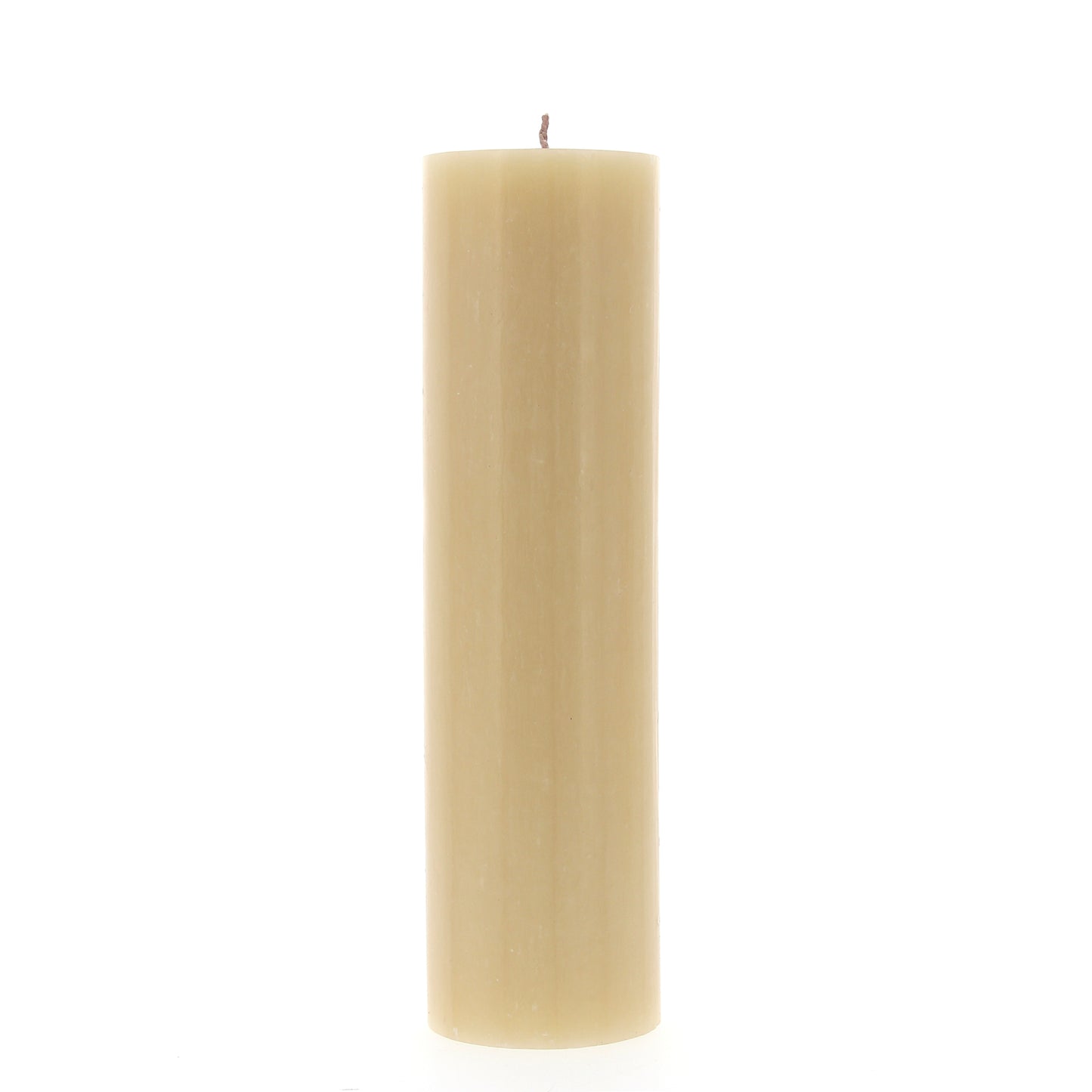 Candela Cero per Liturgia, Avvento e Quaresima in cera d'api. Dimensioni 8x30 cm