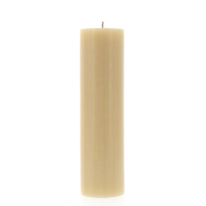 Candela Cero per Liturgia, Avvento e Quaresima in cera d'api. Dimensioni 8x30 cm