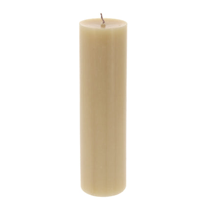 Candela Cero per Liturgia, Avvento e Quaresima in cera d'api. Dimensioni 8x30 cm