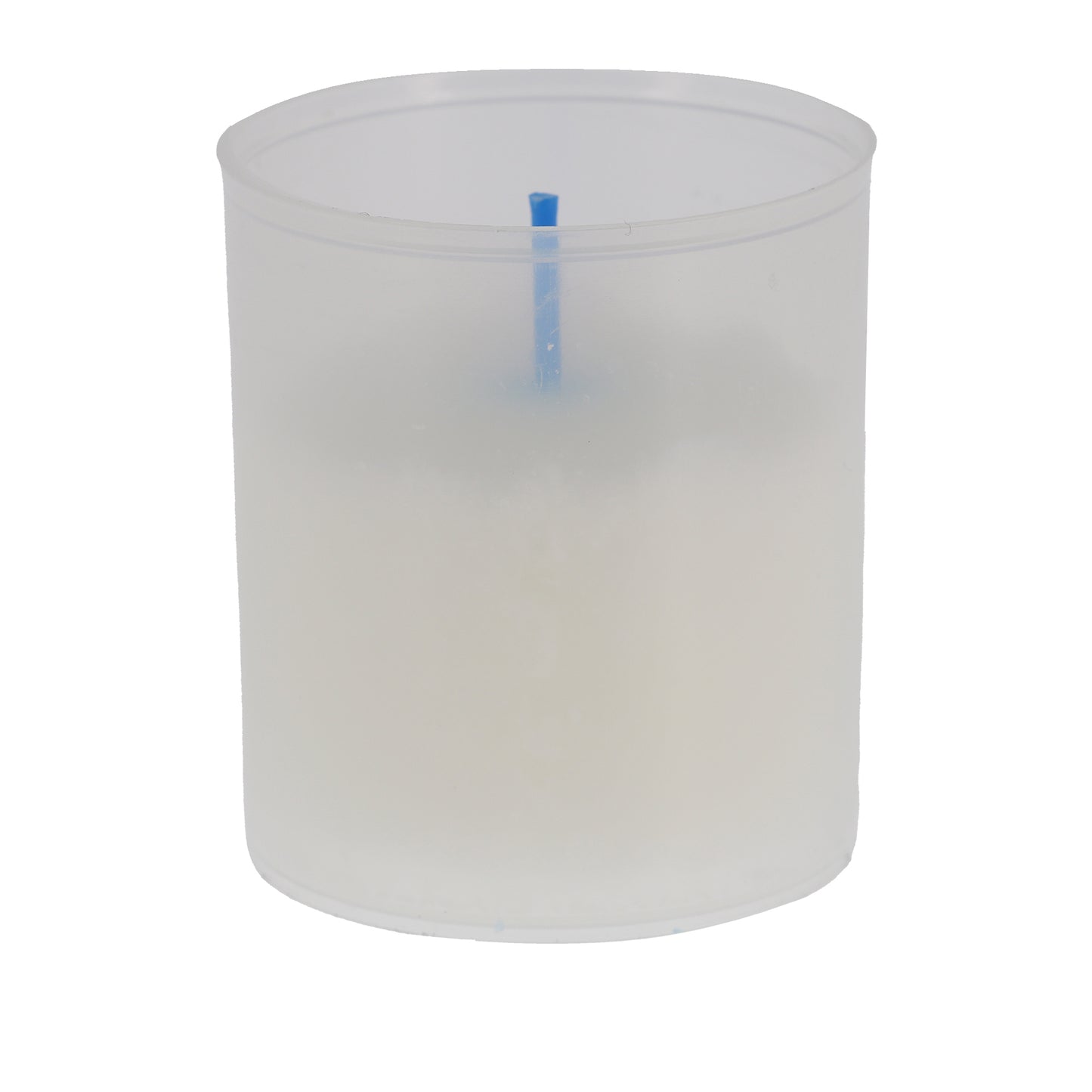 Lumino votivo in plastica trasparente Dimensioni 5,2x6 cm 

