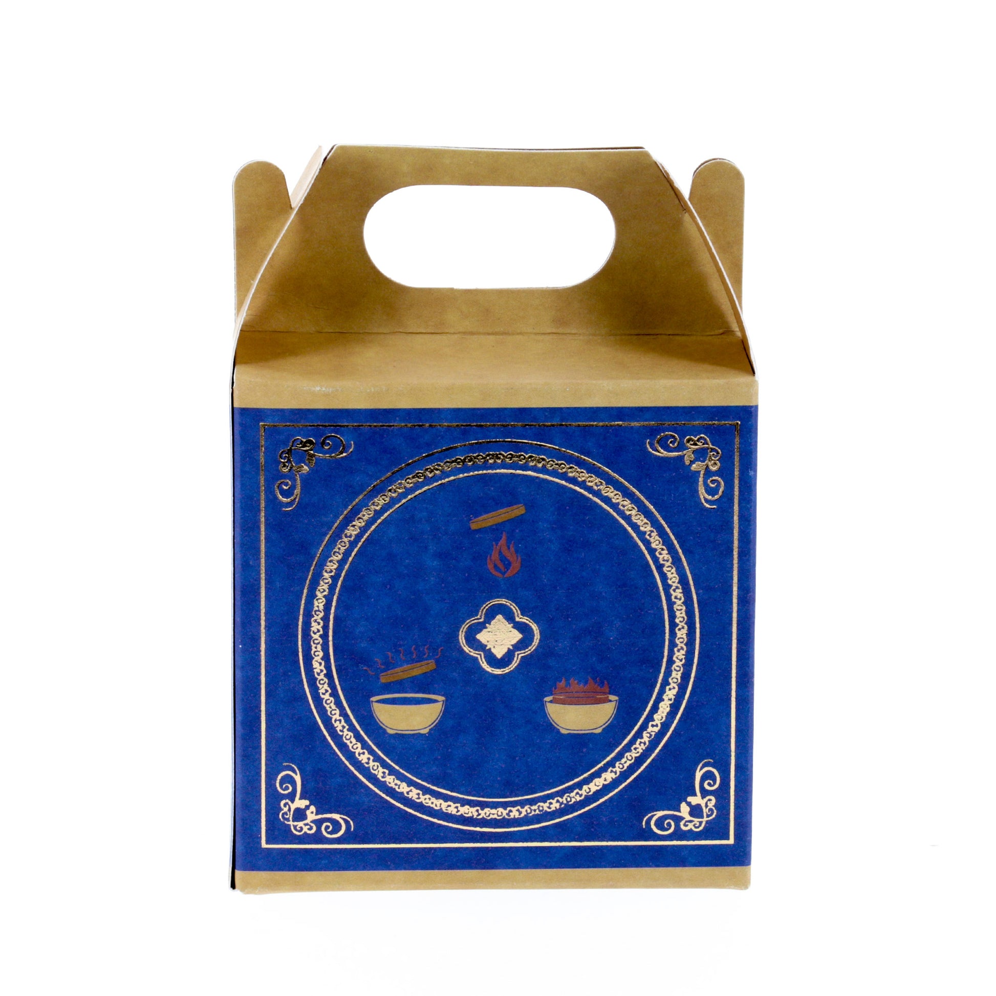 Confezione con incenso e carboncini. Soggetti assortiti.