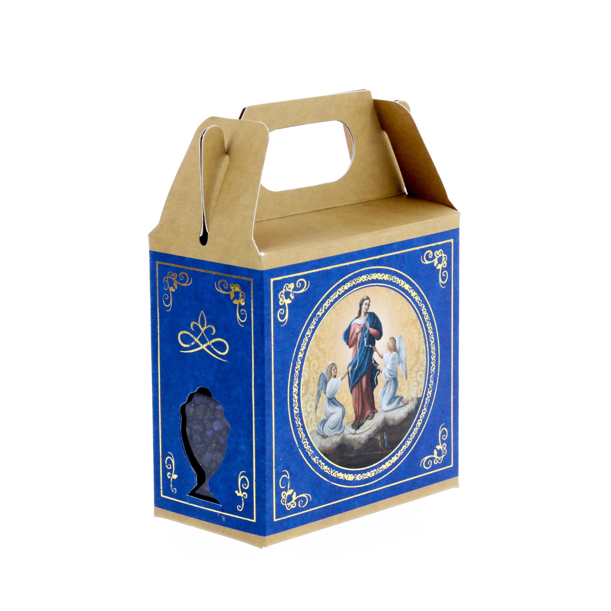 Confezione con incenso e carboncini. Soggetti assortiti.