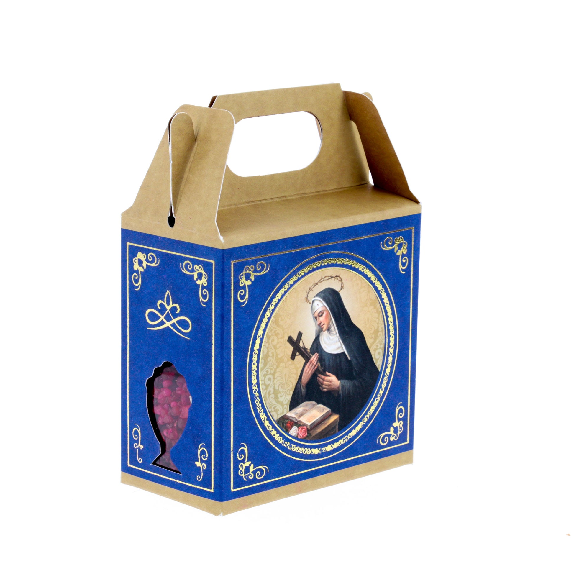 Confezione con incenso e carboncini. Soggetti assortiti.