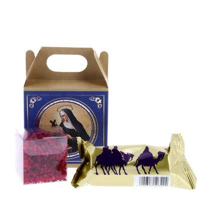 Confezione con incenso e carboncini. Soggetti assortiti.