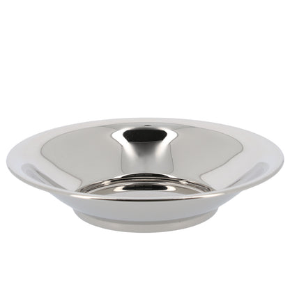 Bacile per lavaggio mani in ottone nichelato lucido – Diametro 16 cm