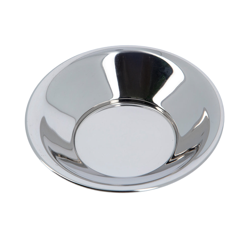 Bacile per lavaggio mani in ottone nichelato lucido – Diametro 16 cm