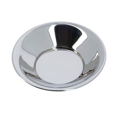 Bacile per lavaggio mani in ottone nichelato lucido – Diametro 16 cm