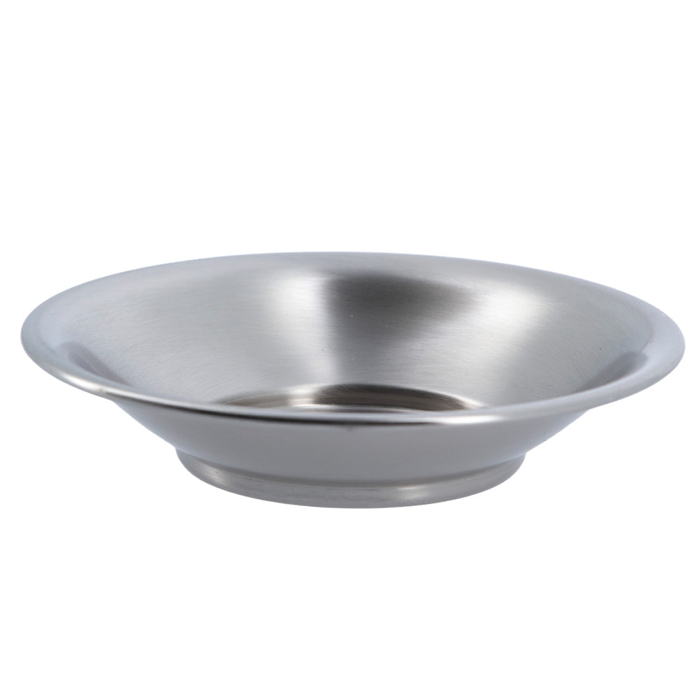 Bacile per lavaggio mani in ottone nichelato opaco – Diametro 16 cm