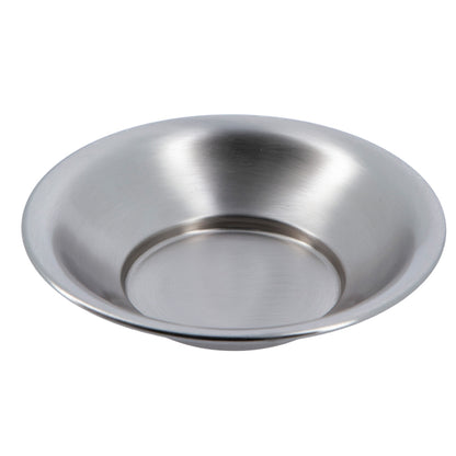 Bacile per lavaggio mani in ottone nichelato opaco – Diametro 16 cm