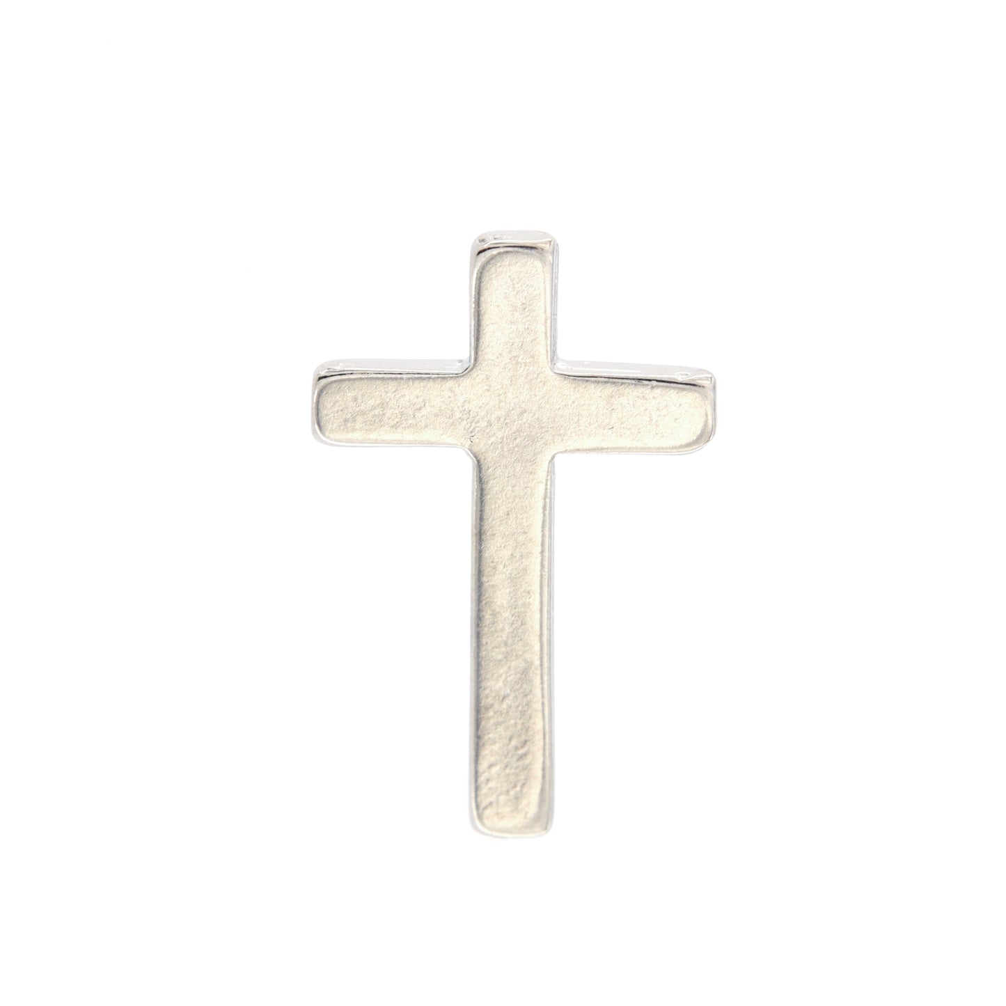 Spilla croce color argento 2,5 cm