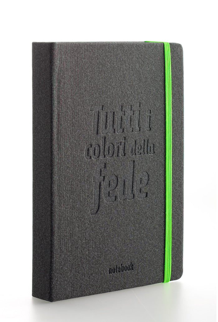 Notebook "Tutti i colori della Fede" con interno a pagina bianca 9x14 cm.