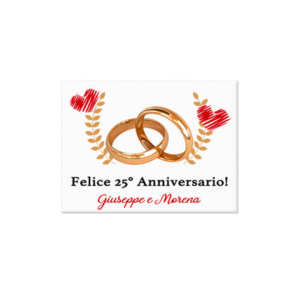 Targhetta in ceramica da personalizzare. Dimensioni 4x3 cm