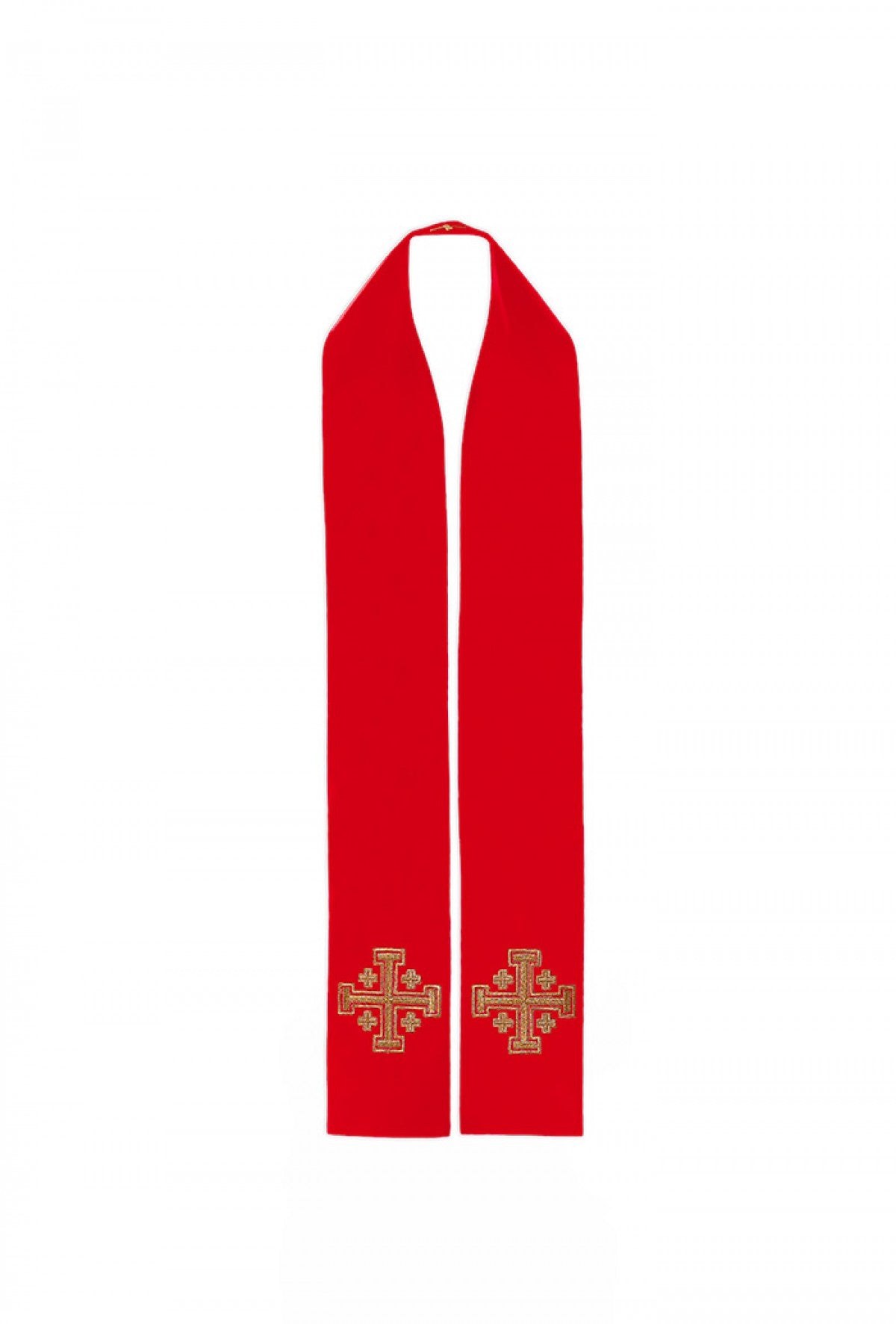 Stola sacerdotale con ricamo Croce oro