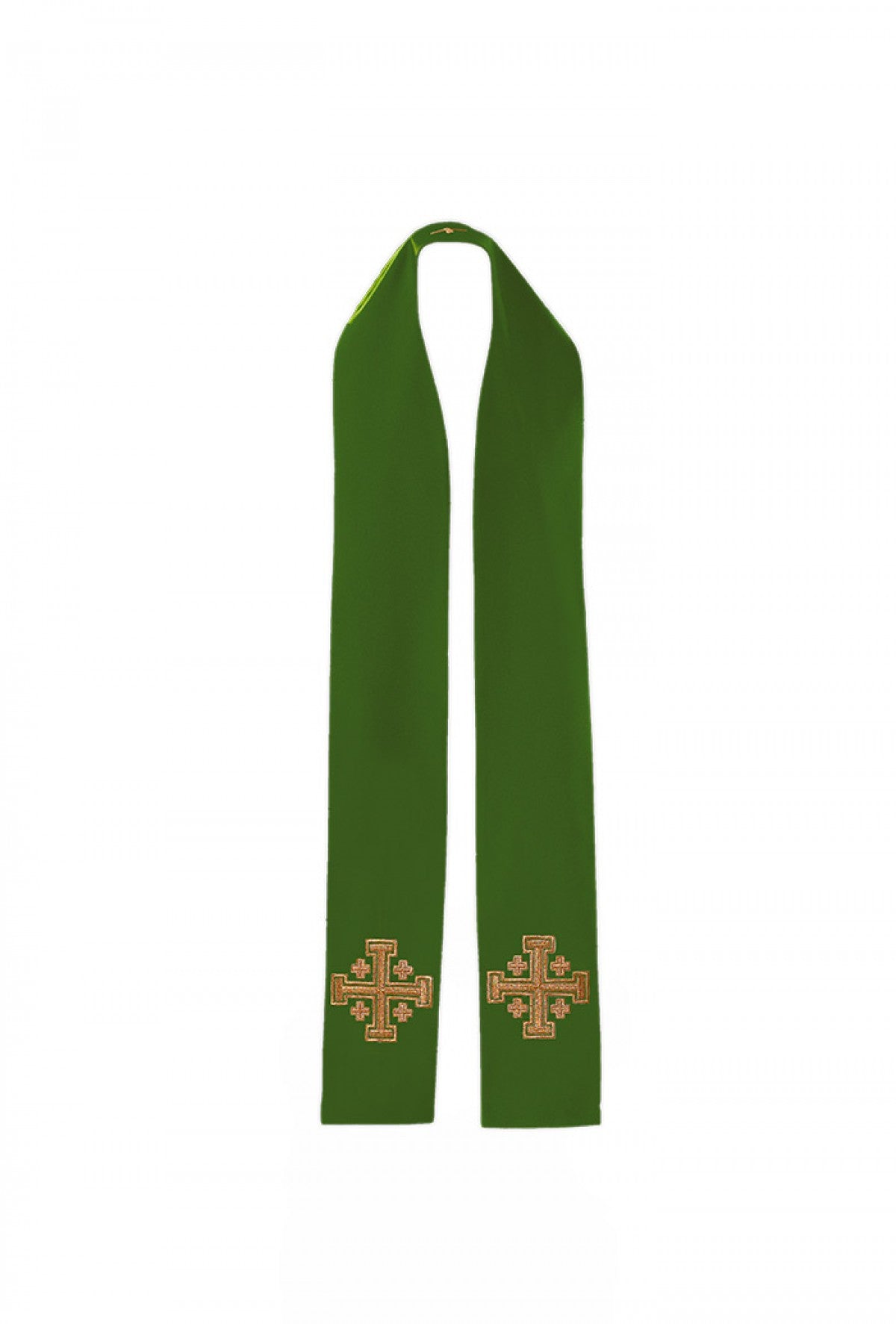 Stola sacerdotale con ricamo Croce oro